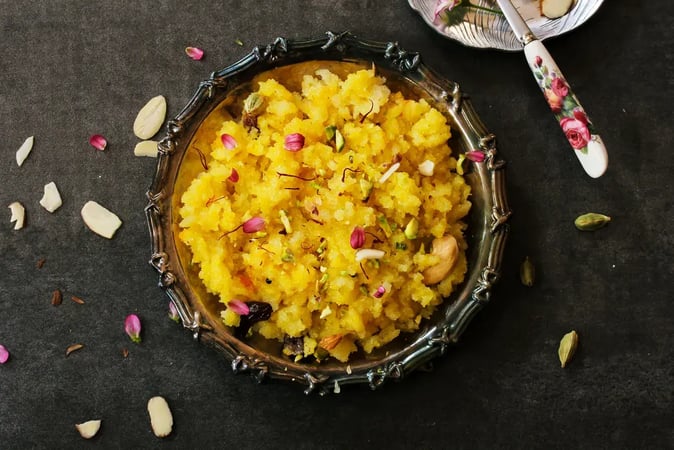 How to Make Rich Semolina Halwa with Mixed Dry Fruits