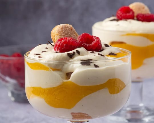 How to Master the Art of Swirling Silk Chocolate into Mango Mousse