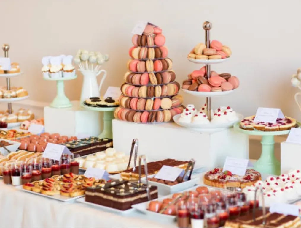 Include Bite-Sized Desserts for Easy Serving