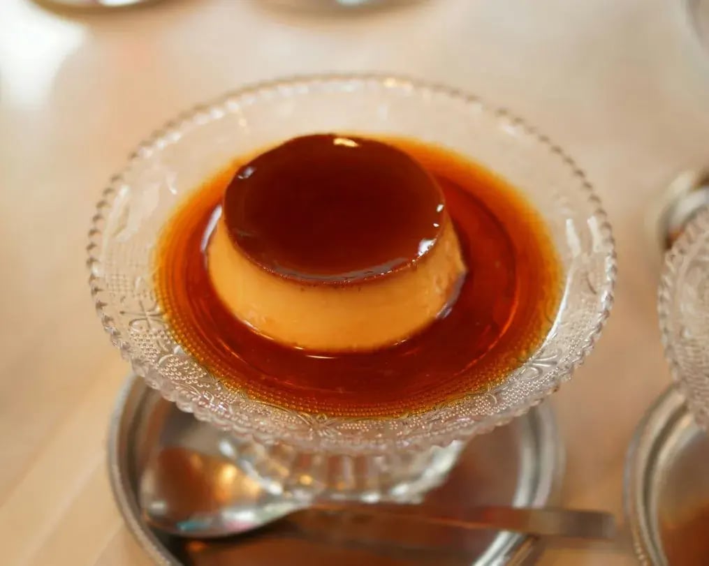 Custard In A Pool Of Caramel