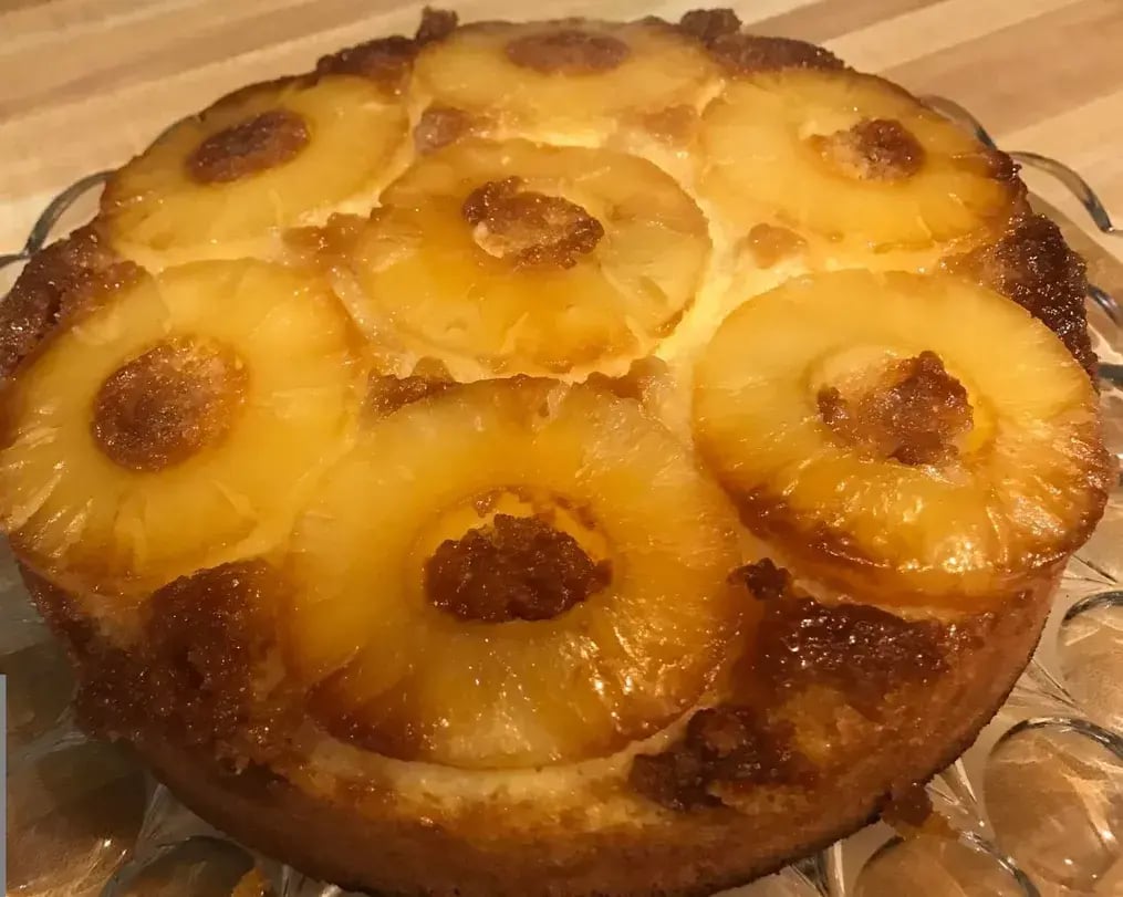 How to Prevent Pineapple from Sinking in Upside-Down Cakes - Down Cake with Silk Ganache