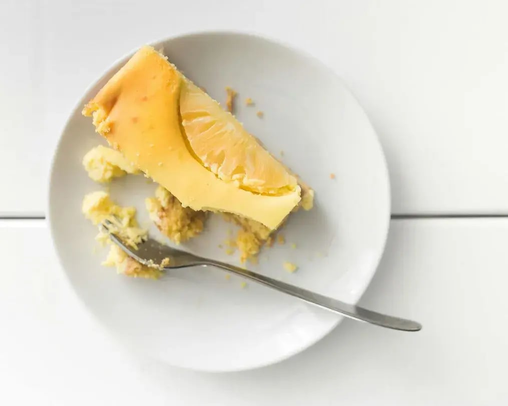 How to Prevent Pineapple from Sinking in Upside-Down Cakes - Down Cake with Silk Ganache slice