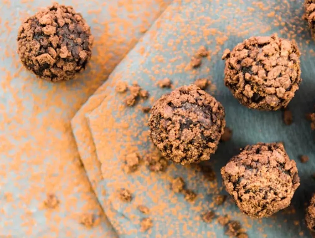 Sticky Rice Chocolate Truffles
