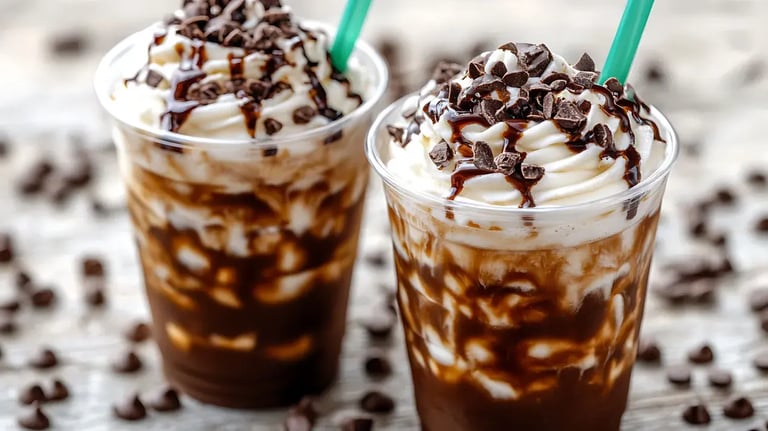 Iced Coffee Chocolate Milkshake With Pistachio Sprinkle