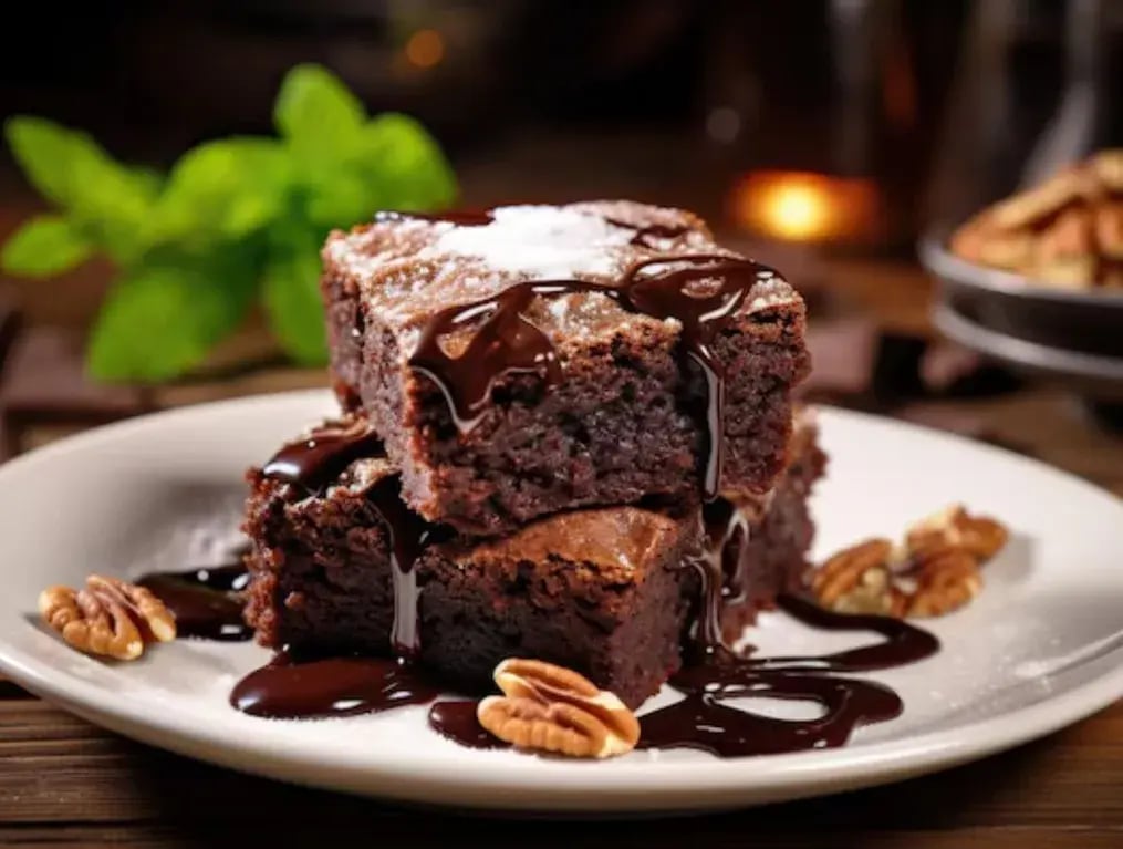 Chocolate and ghee brownies