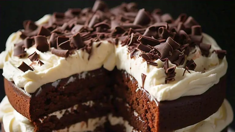 Indulge in decadence called Rich Chocolate Sour Cream Pound Cake