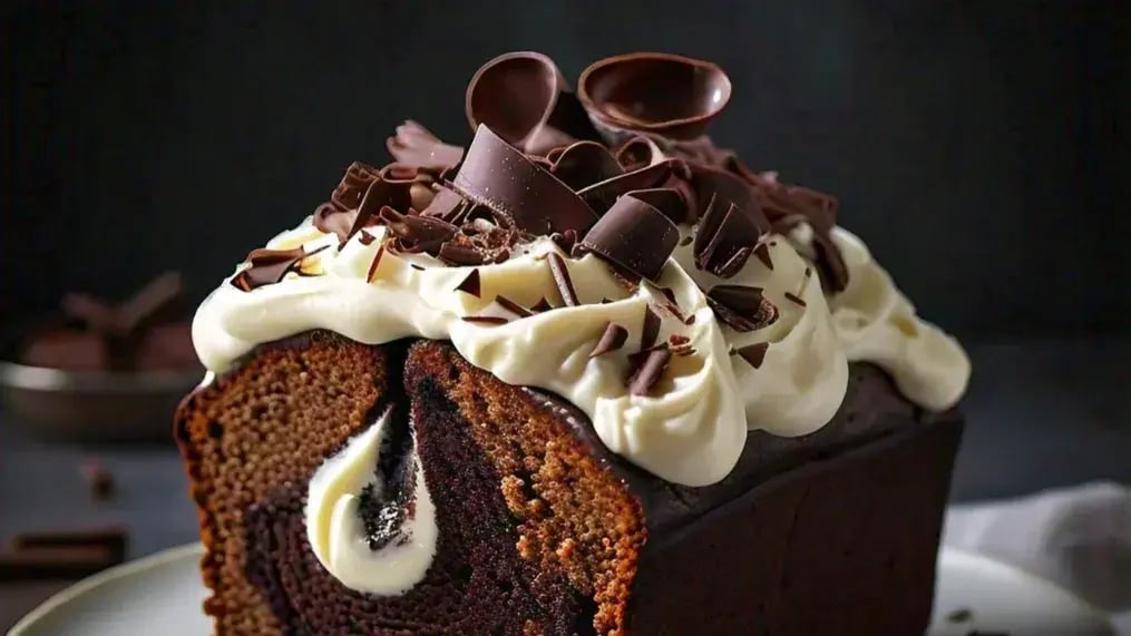 Indulge in decadence called Rich Chocolate Sour Cream Pound Cake - Rich Chocolate Sour Cream Pound Cake - 1
