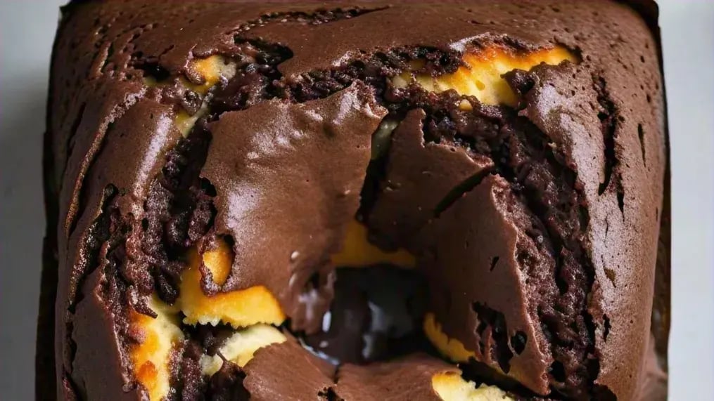 Indulge in decadence called Rich Chocolate Sour Cream Pound Cake - Rich Chocolate Sour Cream Pound Cake - 2