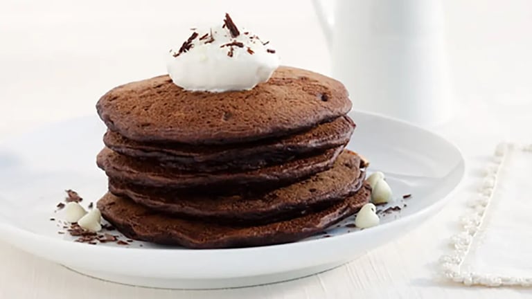 Indulge in sweet and savory pancakes for the perfect breakfast morning!