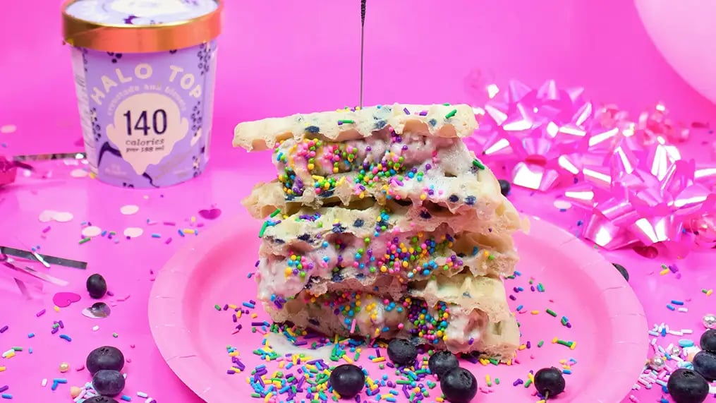 Decorated Funfetti Cake