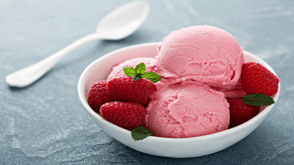 Chunky Raspberry Sorbet