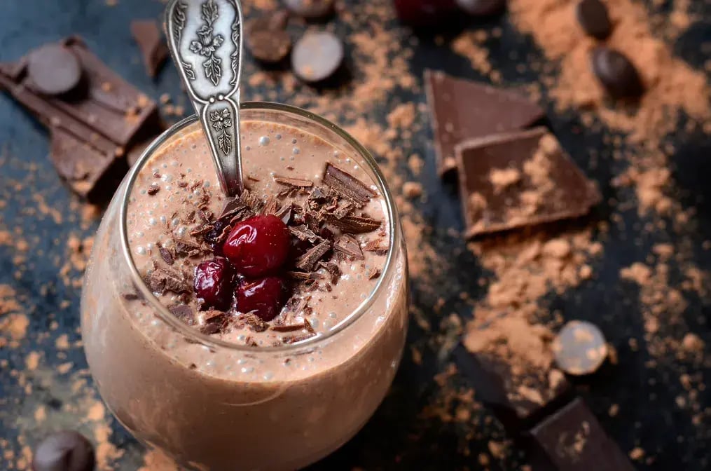 Raspberry Dark Chocolate Soufflé