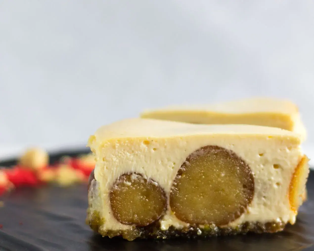 Jamun Cheesecake with Almond Crust: No-Bake Celebration Dessert
