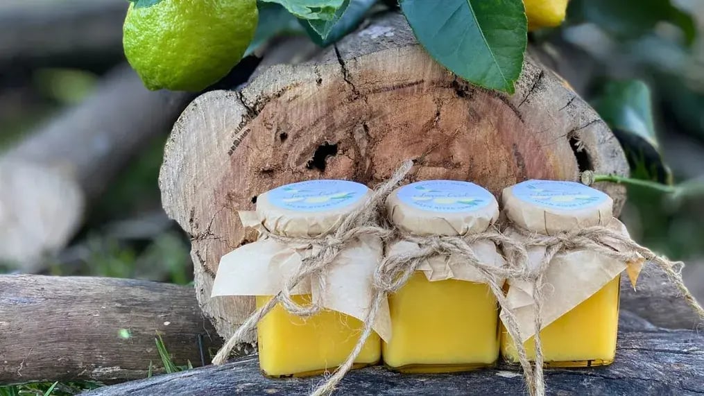 Cherry Lemon Curd Jars