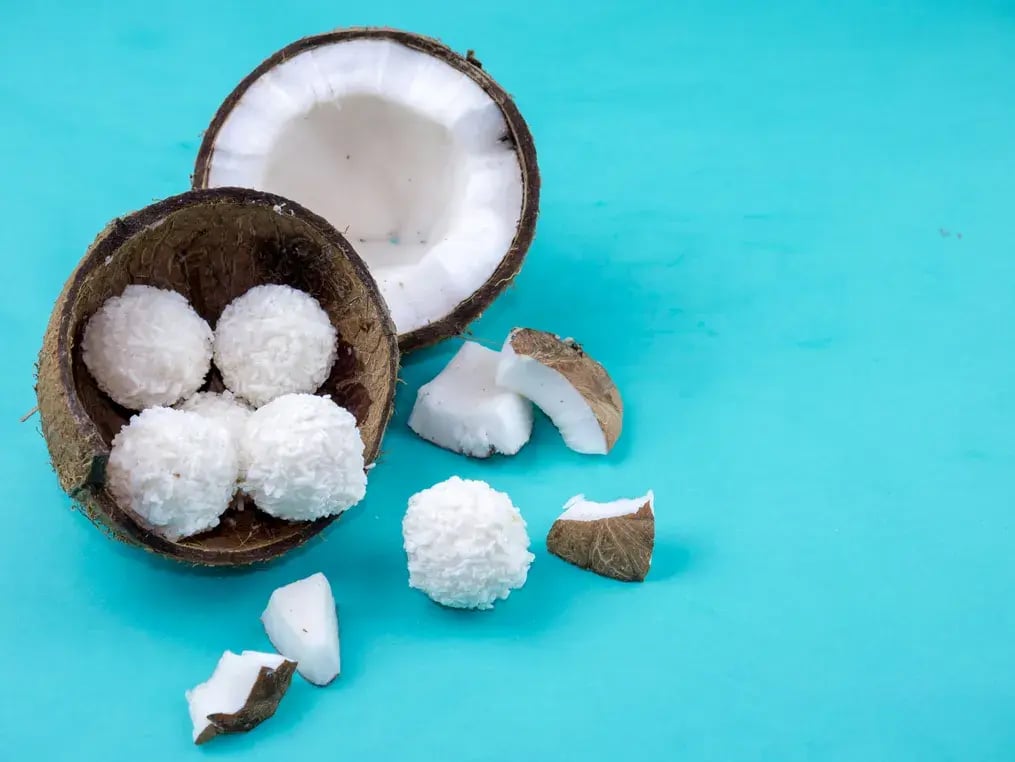 Kanjak Bhog Sweets: Delightful Treats to Honour the Little Goddesses - Coconut Laddoo