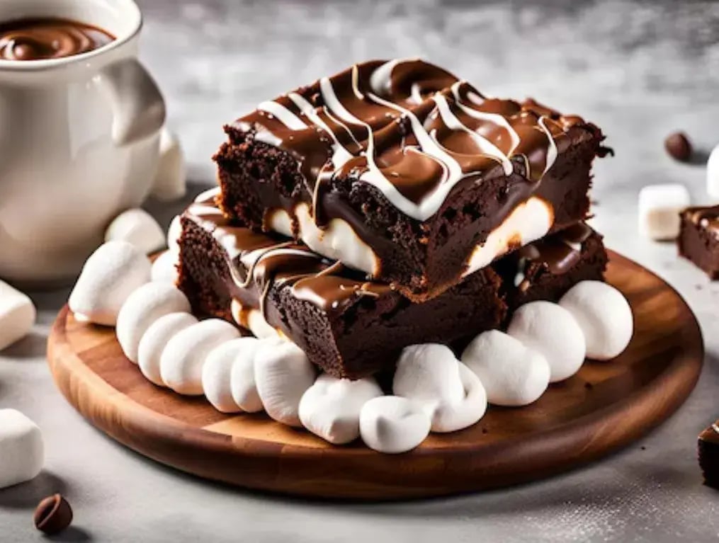 Molasses Swirl Brownies
