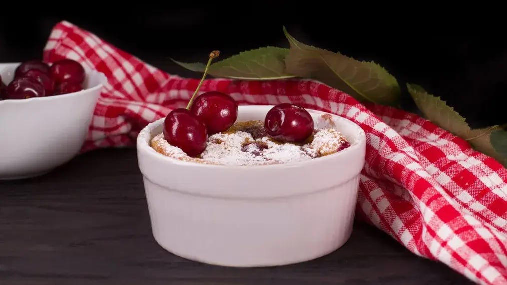 Cherry Tiramisu Pudding