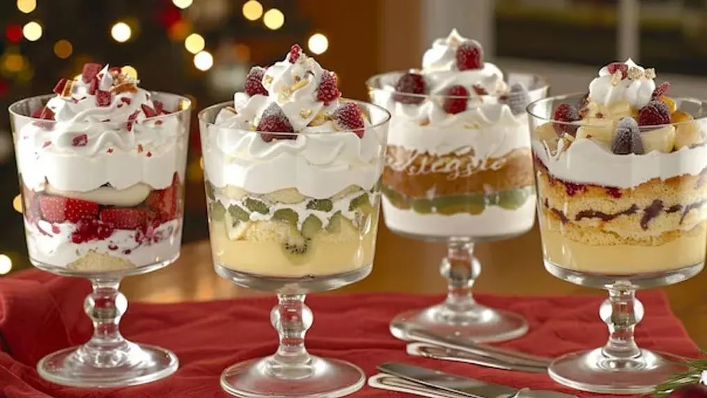 Make Peppermint Brownie Trifle Cake For Christmas