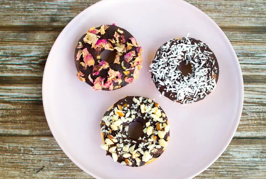 Chocolate Donut Ice Cream Sandwiches