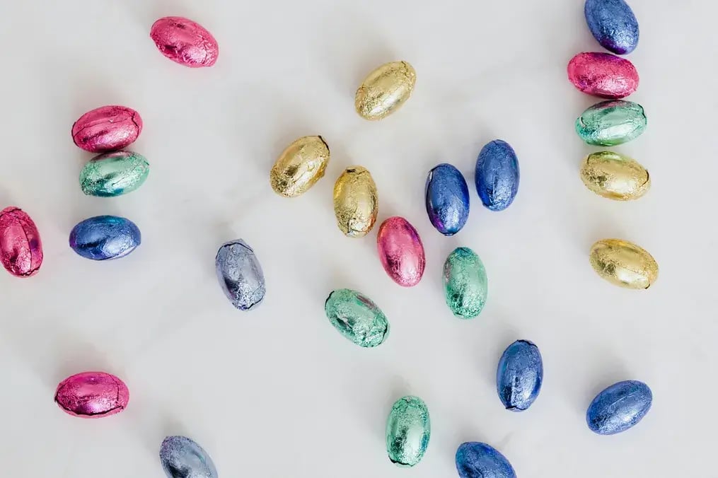 Marshmallow Easter Eggs