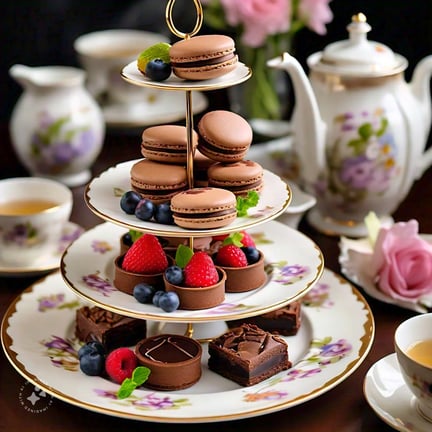 Luxurious Chocolate Desserts with Fruit: Elevate Your High Tea Experience