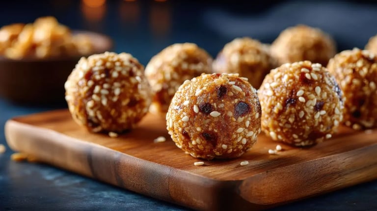 Chocolate Til Laddoo