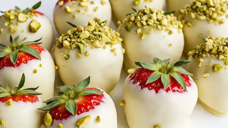 Make White Chocolate Pistachio Strawberries For An Effortless Gourmet Treat