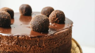 Mark International Womens Day With An Elegant Belgian Chocolate Truffle Cake