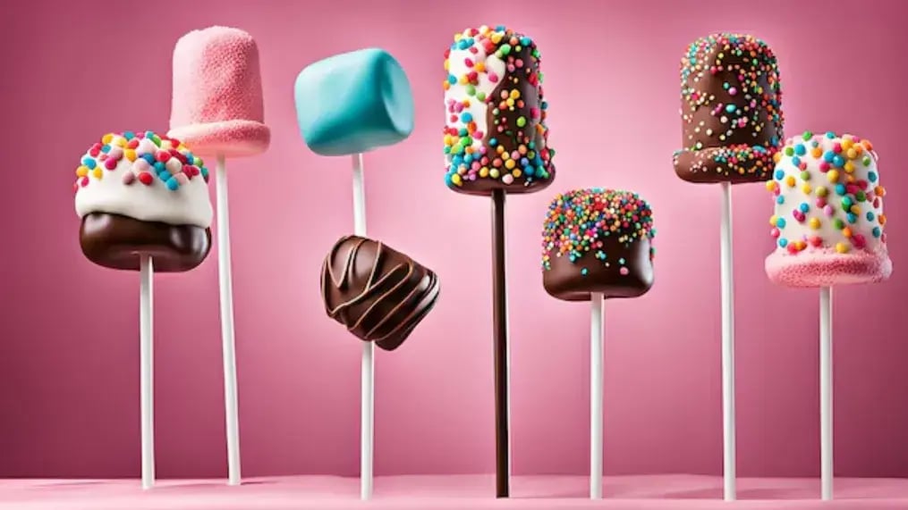 Marshmallow Chocolate Pops