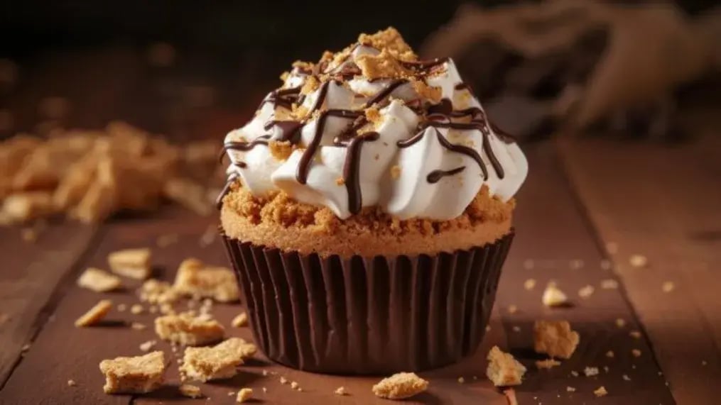 Marshmallow-Stuffed Chocolate Cupcakes