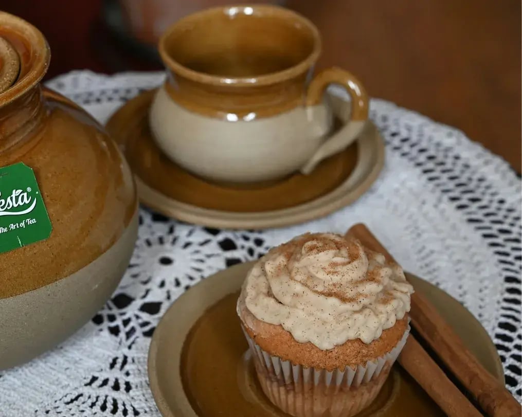 frosted masala chai cupcake