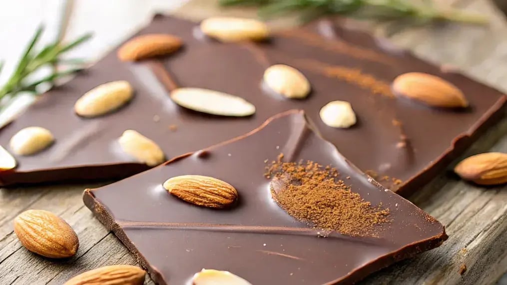 Easy Recipe For Chocolate Cinnamon Bark With Almonds