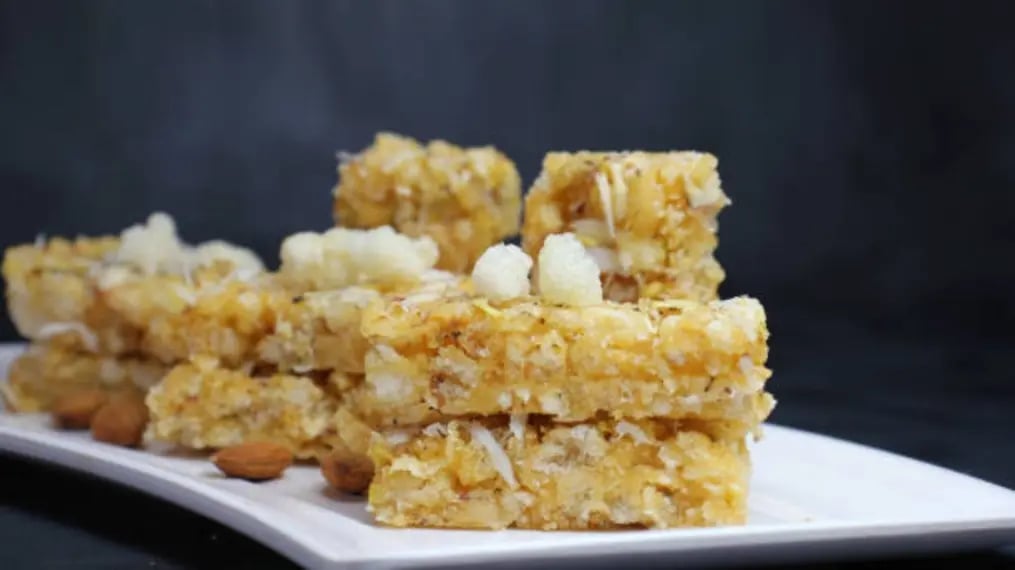 Coconut Jaggery Burfi