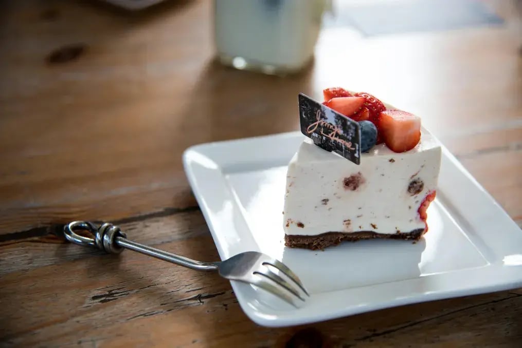 Mini Cheesecakes with Strawberry Topping