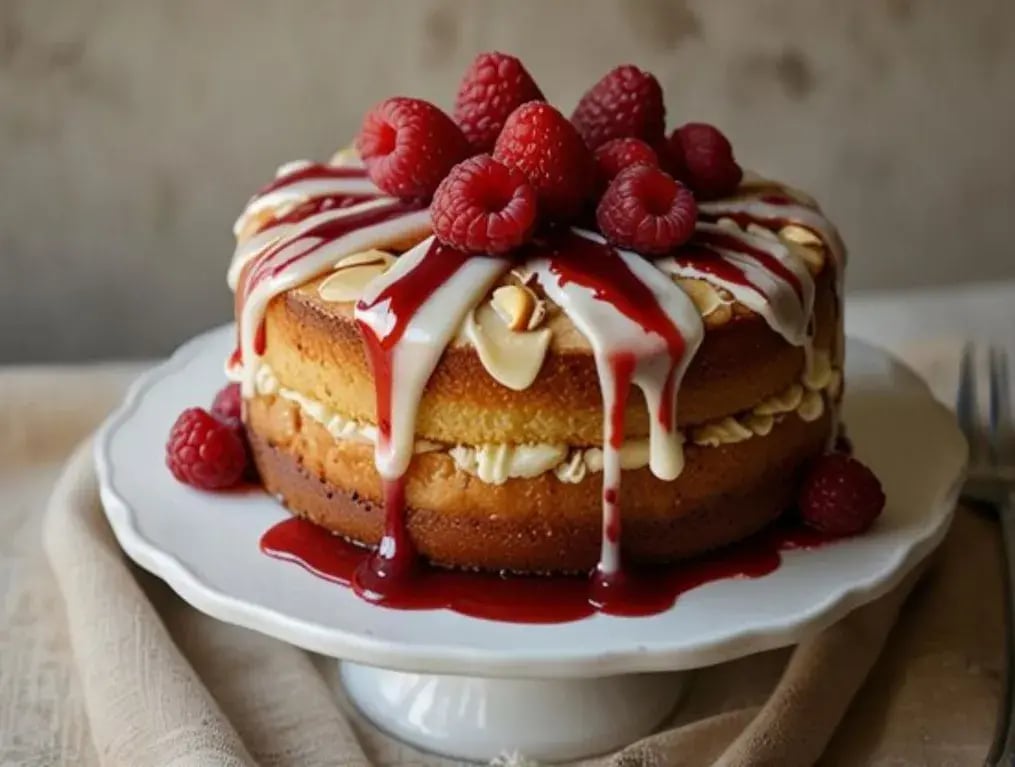 Moist Almond Cake with Fresh Raspberries for a Fruity Delight- Introduction