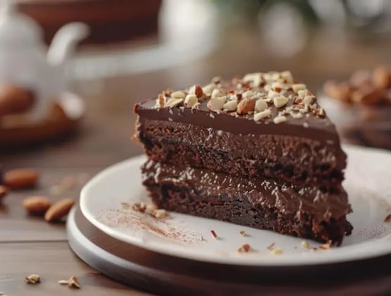 Moist Chocolate Almond Fudge Cake: Easy and Delicious