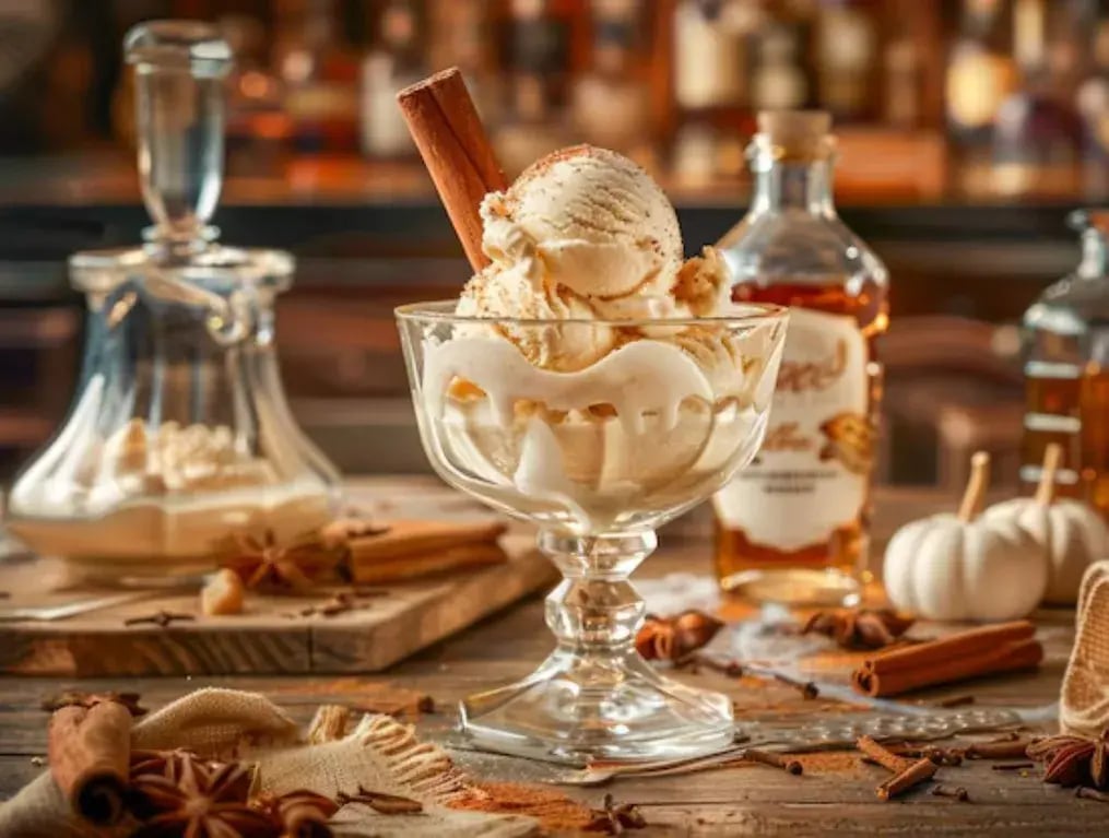 Molasses Spiced Ice Cream