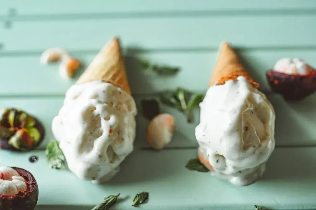 Molasses Coconut Ice Cream