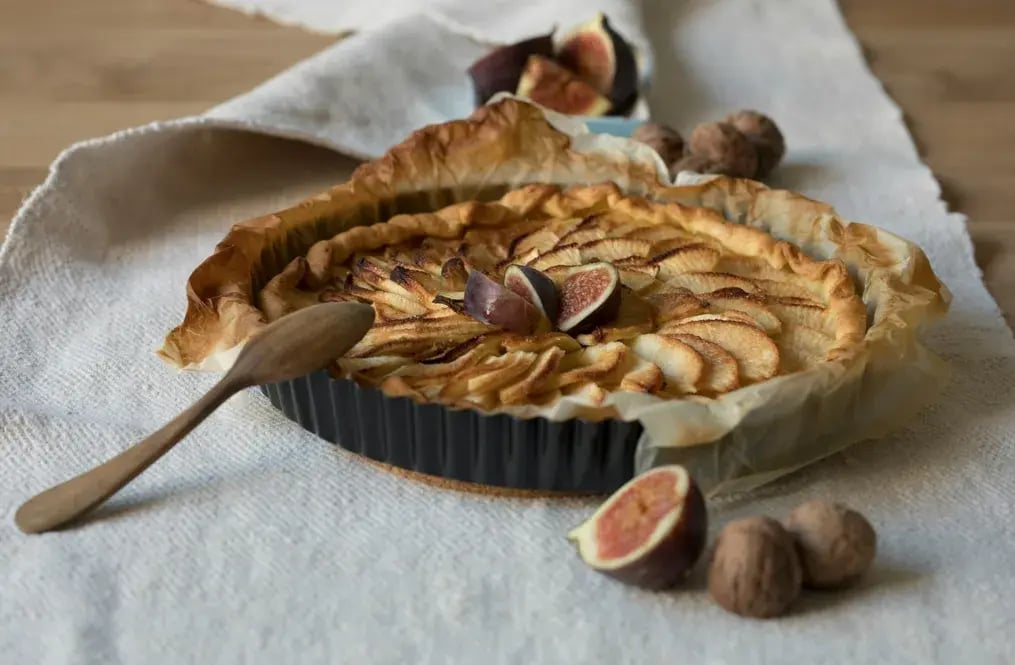 Molasses Fig Tart