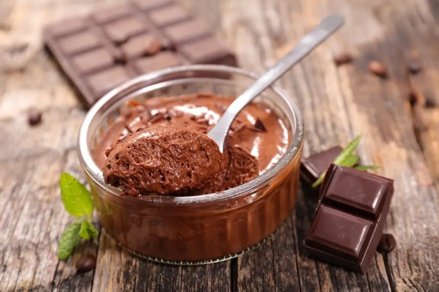 Walnut Chocolate Mousse