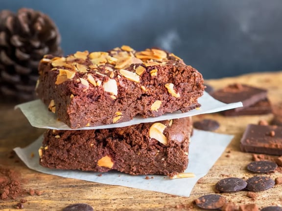 Dark Chocolate Almond Fudge