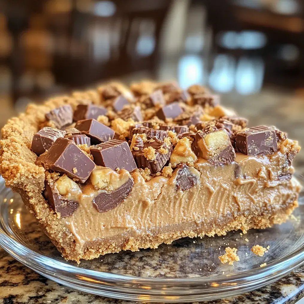 Choco-Mint Peanut Butter Pie