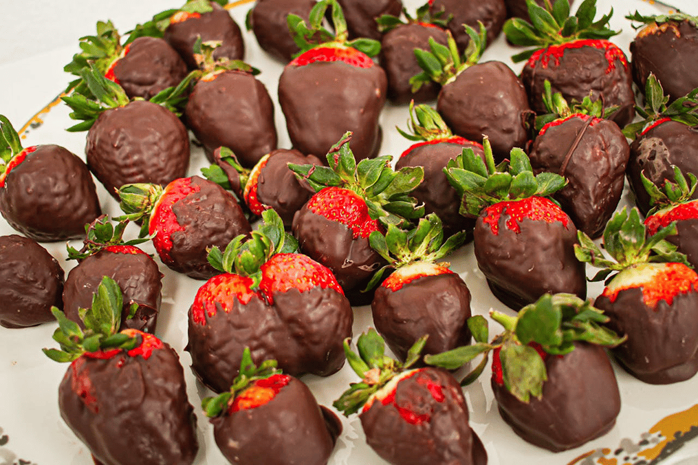 Chocolate dipped fruit