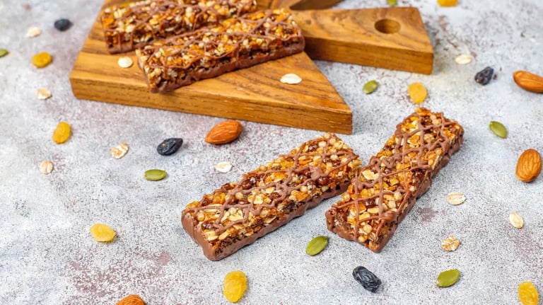 Oreo Caramel Granola Bars with No-Bake Crunch 