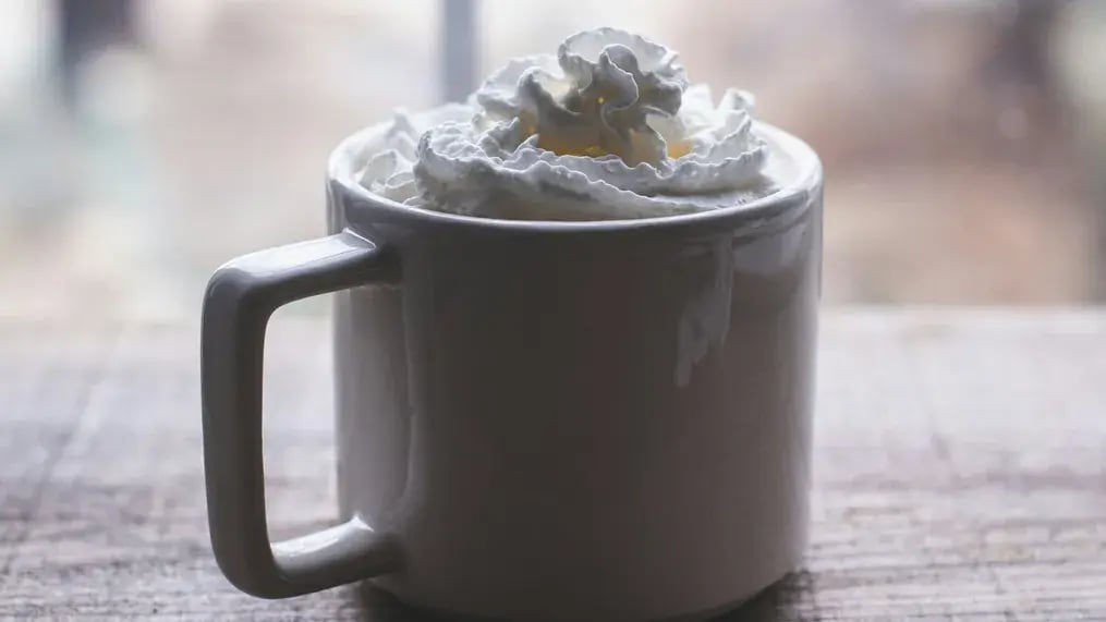 whipped cream layer