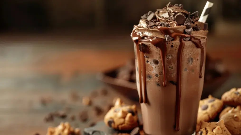 Oreo Milkshake with Crunchy Walnuts in 5 Minutes - Add Crunch