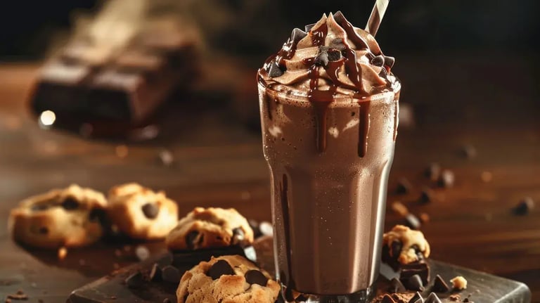 Oreo Milkshake with Crunchy Walnuts in 5 Minutes
