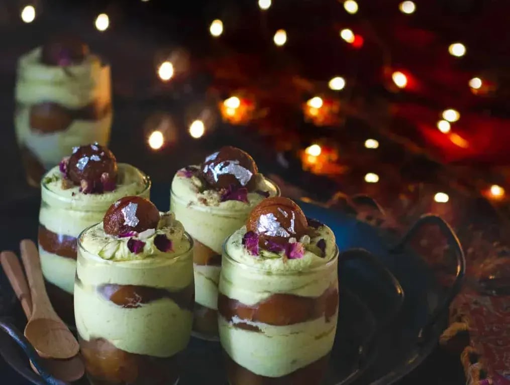 Thandai Mousse Cups