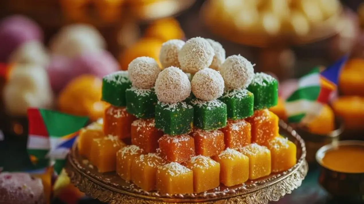 Patriotic Palates: Vibrant Indian Sweets in Tricolor to Celebrate Independence Day