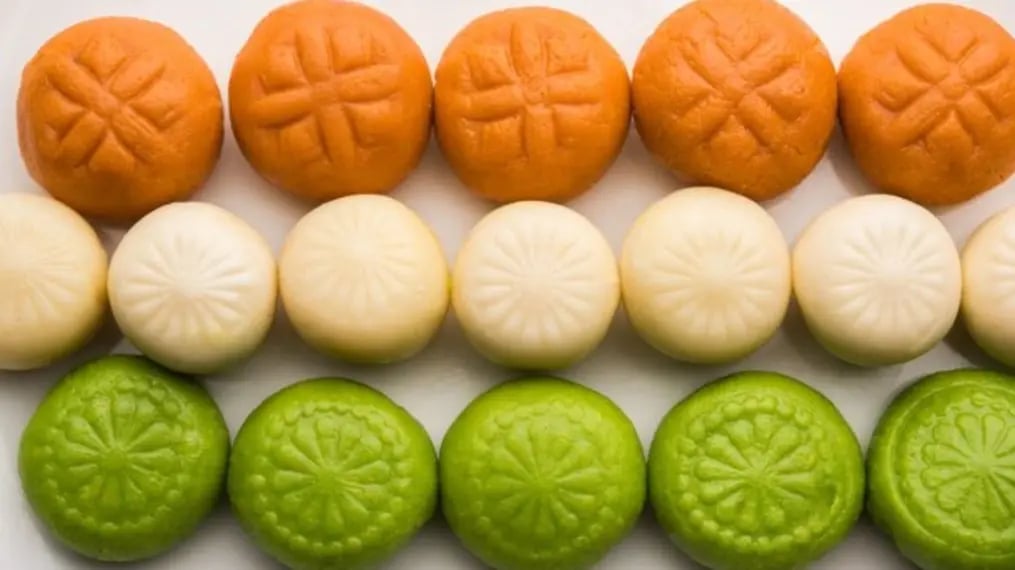 Indian Sweets In Tricolour